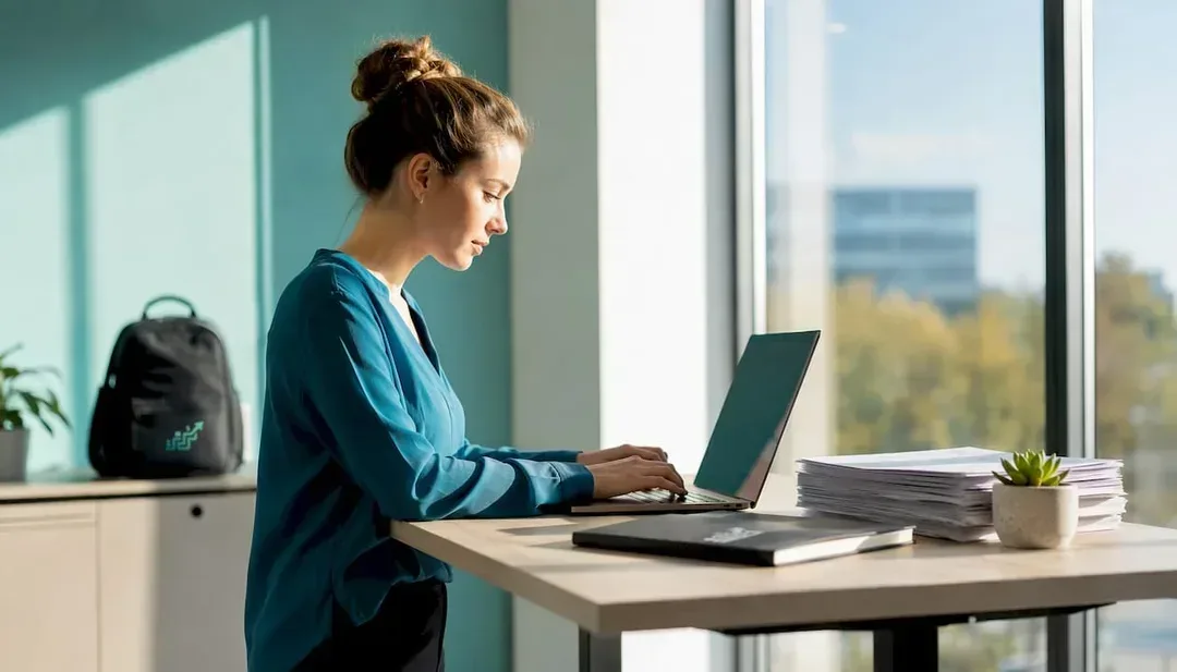 HR manager working on payroll integration
