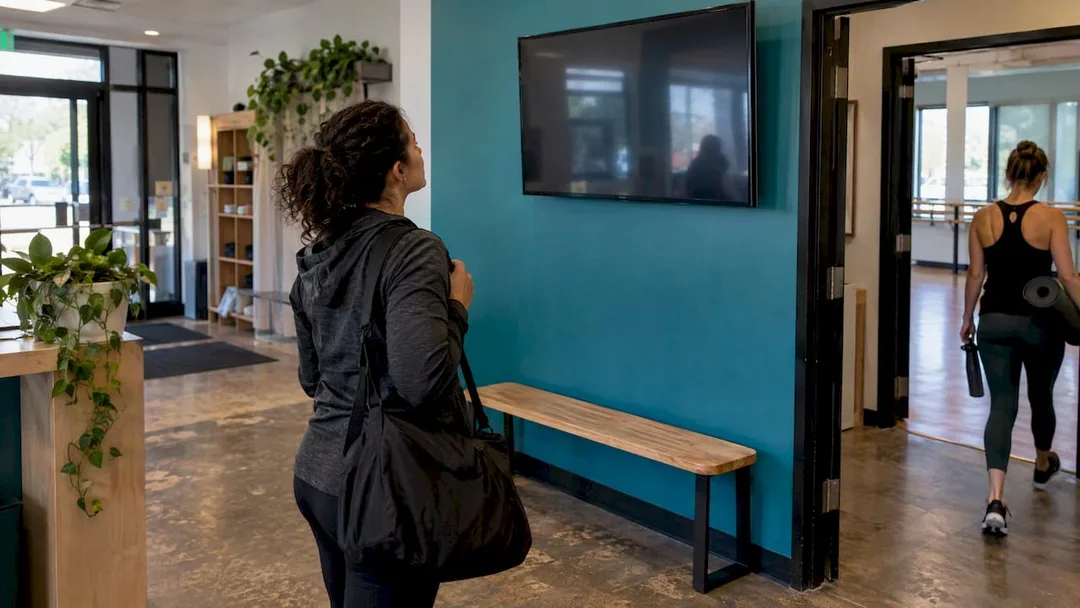 Stop the Foyer Frenzy: Why Your Studio Needs Live Display Boards (and How to Nail It in Australia)