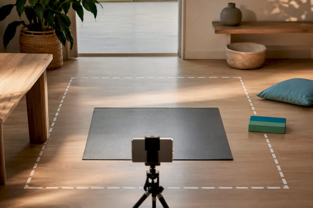 Illustration of remote yoga safety limits