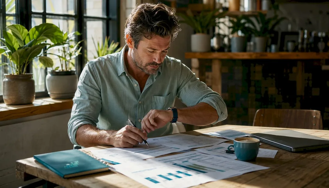 Salon manager analyzing marketplace platform fees